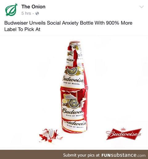 Social anxiety bottle