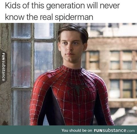 The one and only spiderman