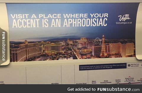 How Vegas is advertised to Londoners