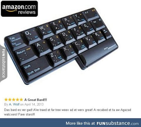 Amazon user reviews keyboard