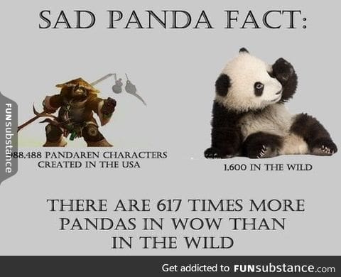 Sad panda fact