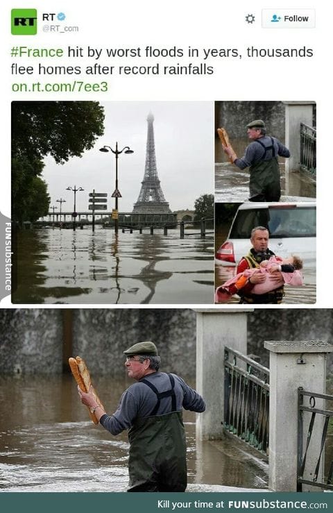 Can you be more French than this guy?