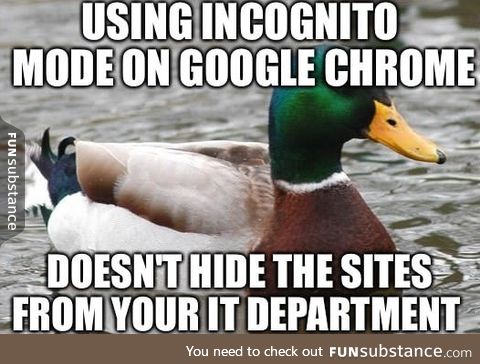 Incognito is a false sense of security