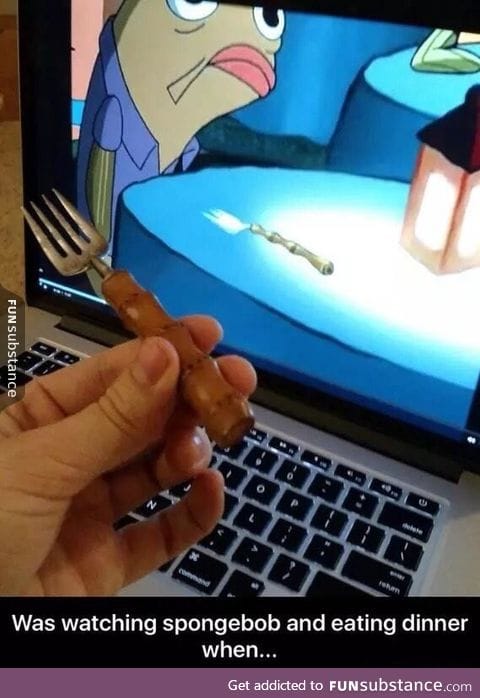 Spongebob fork