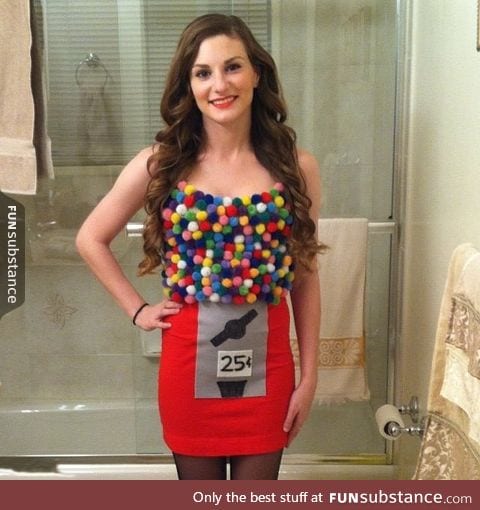 This "Gumball Machine Dress" is cute!