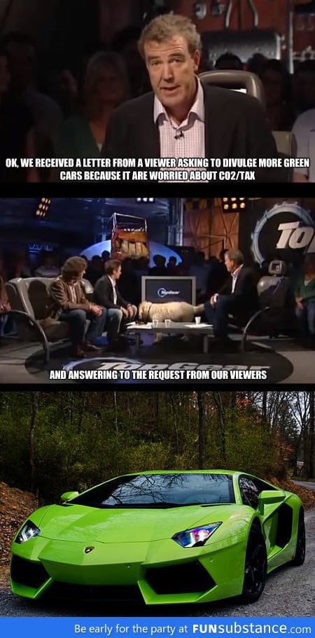 Top Gear and green cars