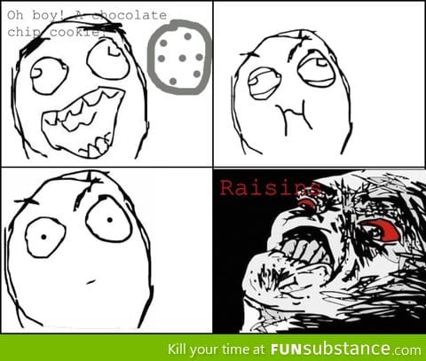 Homemade cookie rage