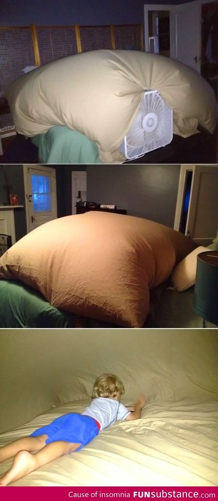 The best way to build a blanket fort