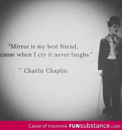 Charlie Chaplin on mirrors