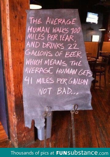 Humans are efficient