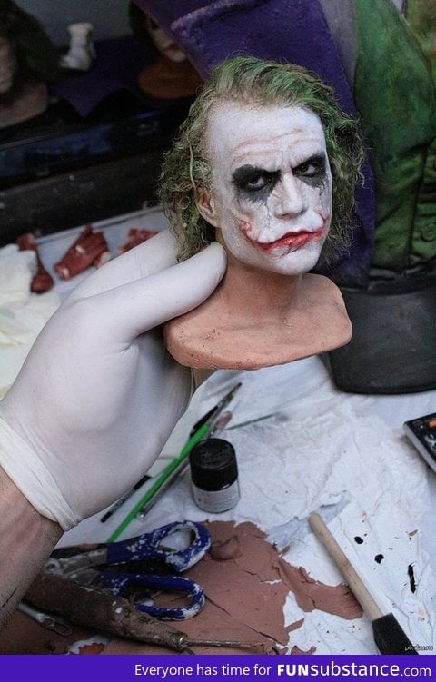 Amazing Joker Sculpture by Bobby Causey