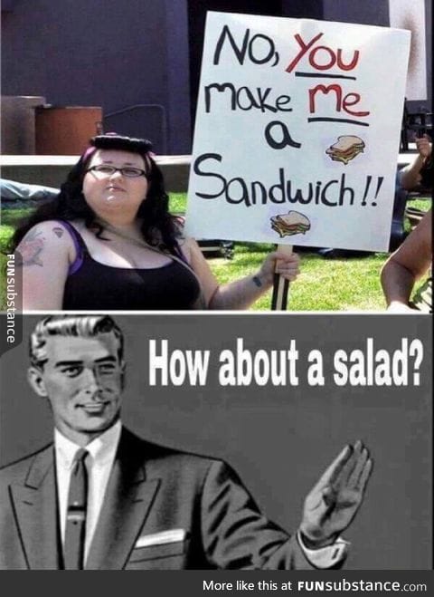 Maybe a salad will make your mind work a little better.