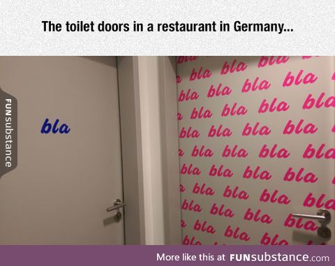 Toilet doors