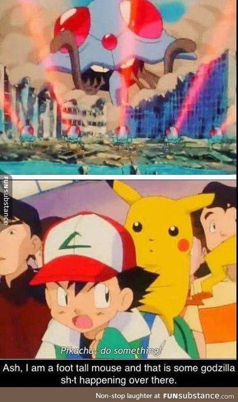 Pikachu, do something!