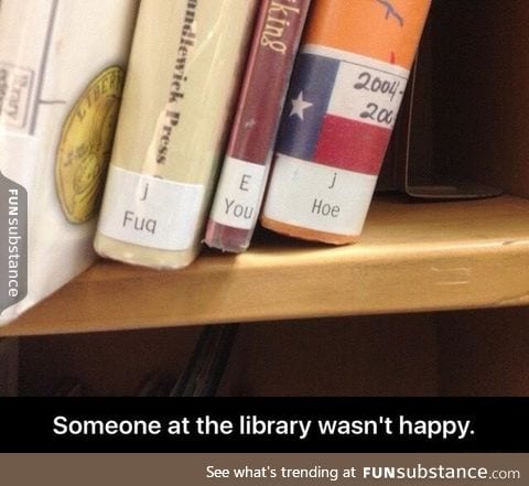 Library books