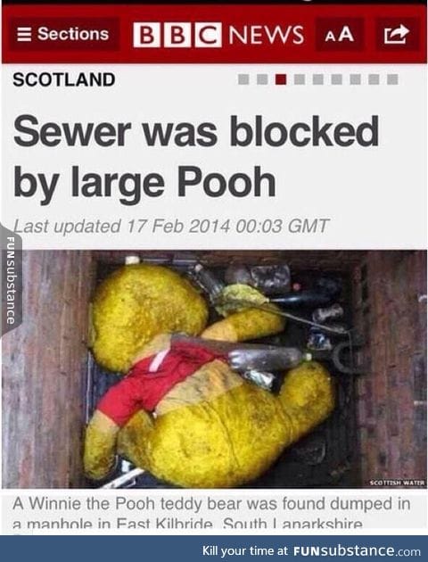 A large pooh