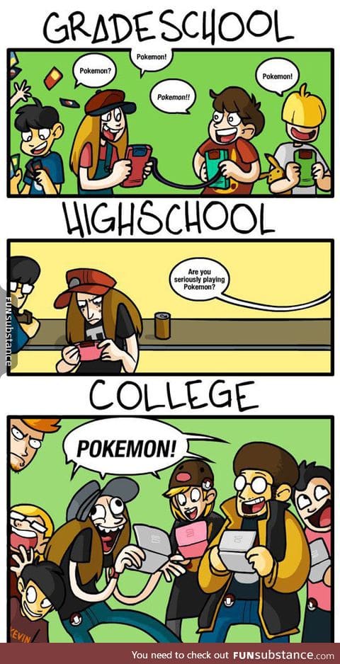 Playing pokemon