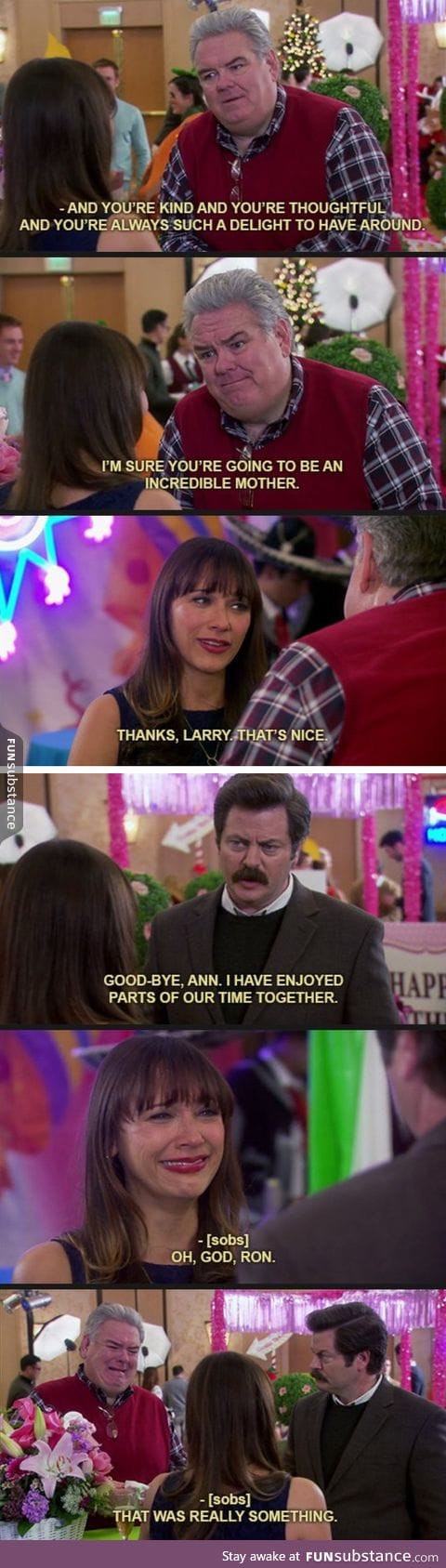 Ron Swanson is a sensitive guy