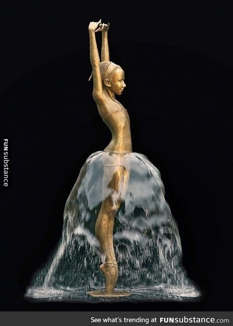 Ballerina fountain
