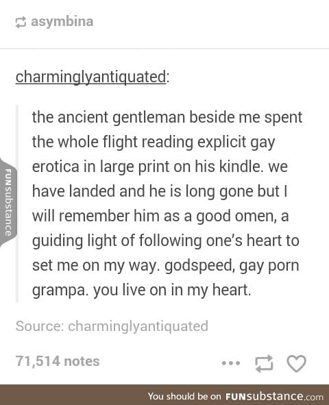 "Gay p*rn grampa"