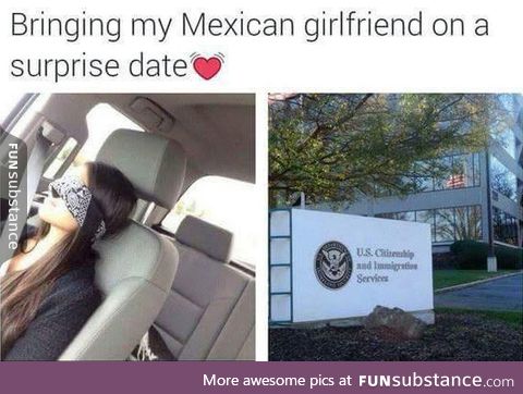 Bringing my Mexican girlfriend on