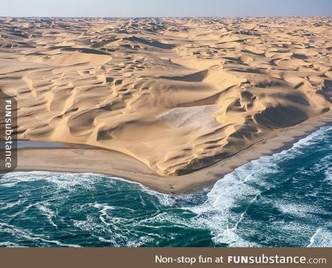 Where the desert meets the ocean