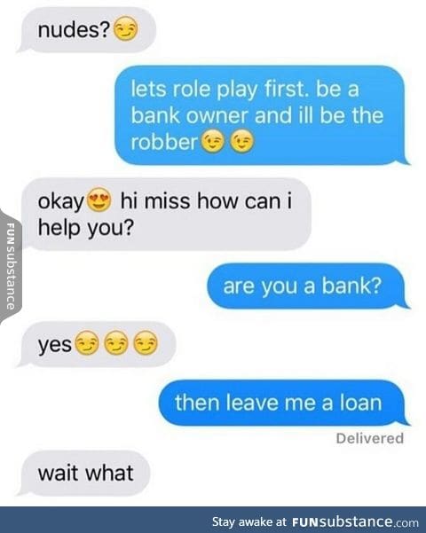 Bank and robber