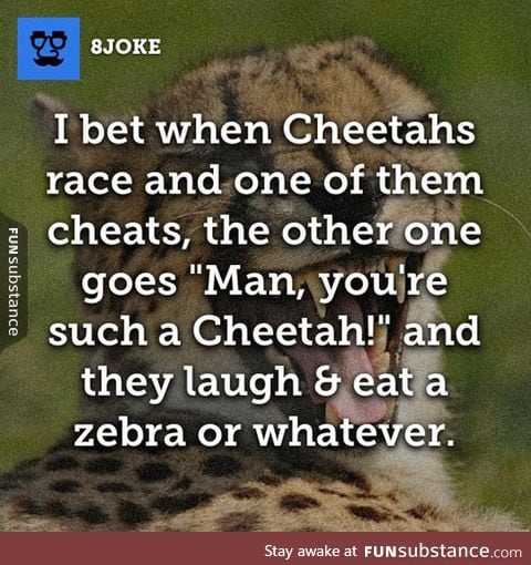 When cheetahs become cheaters