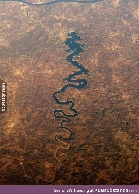 The blue dragon river