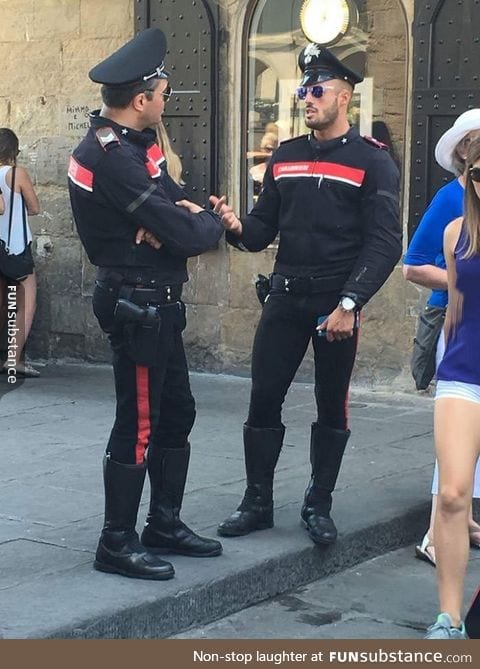 Cops in Italy