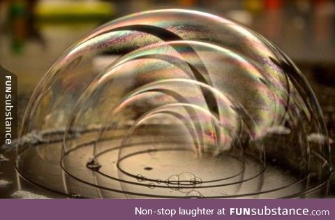 A bubble inside a bubble inside a bubble inside a bubble