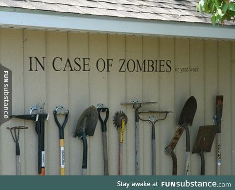 Excellent idea for keeping your gardening tools