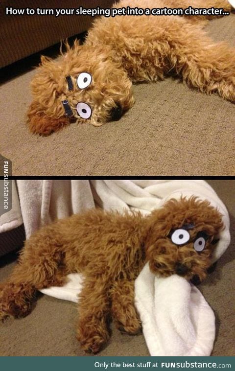 Cartoon character dog