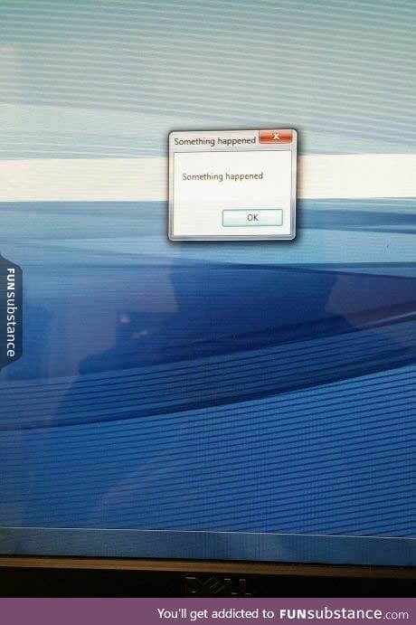 Was trying to install windows 10 and something happened