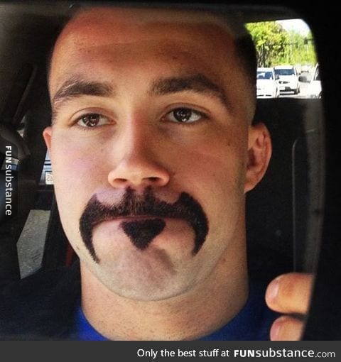 The moustache that gotham pretty much deserves