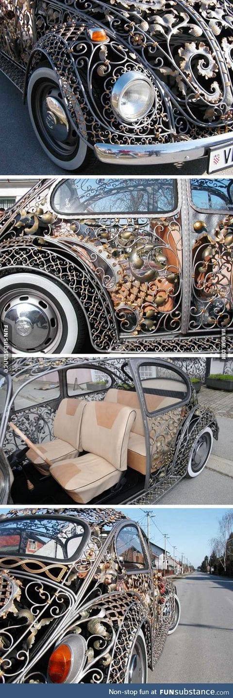 Awesome bug body from a croatian metalwork shop