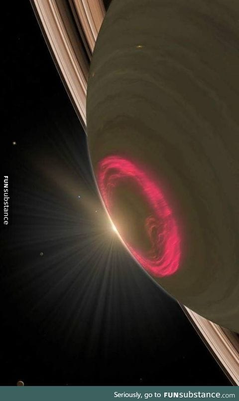 Saturn's south pole