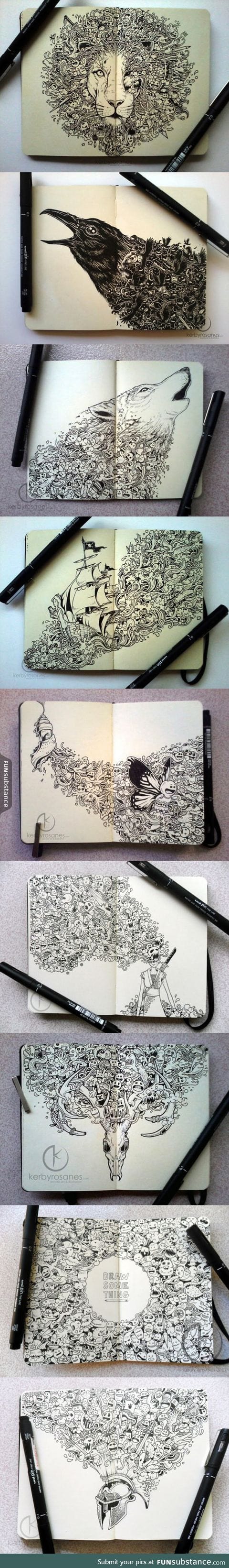 Moleskine drawings