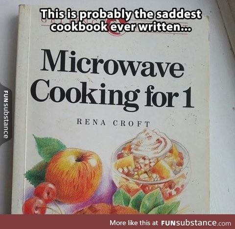 Saddest cookbook