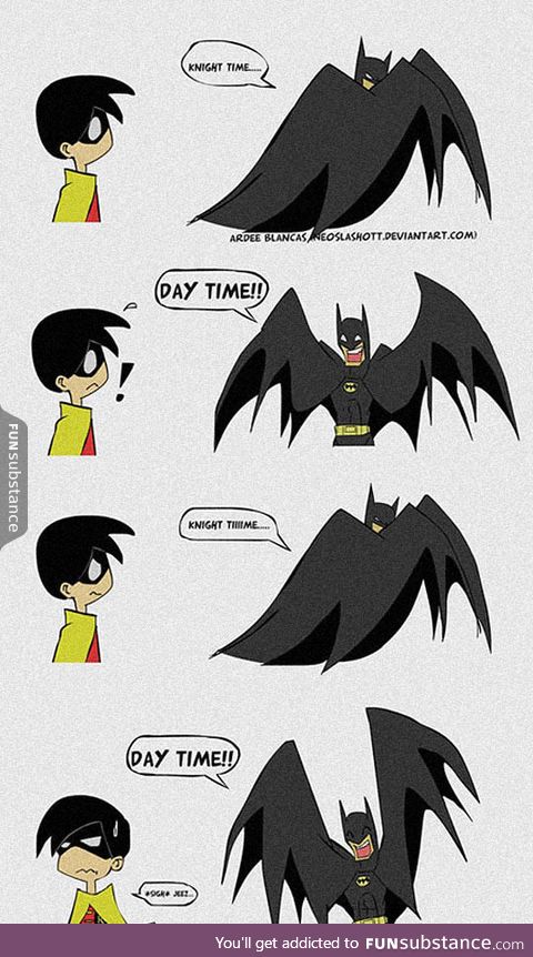 What batman does in his free time