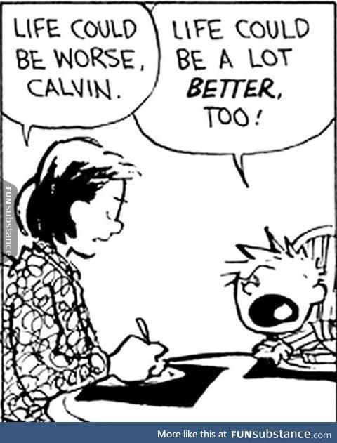 Calvin is right