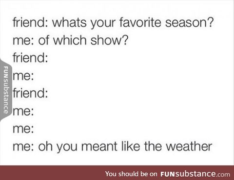 What's your favorite season?