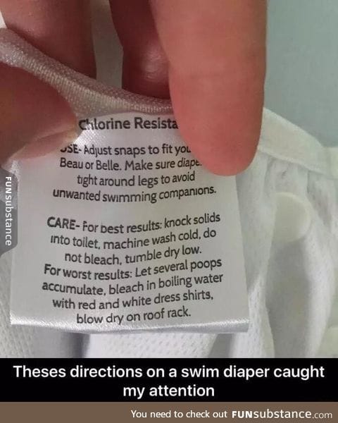 Swim diaper