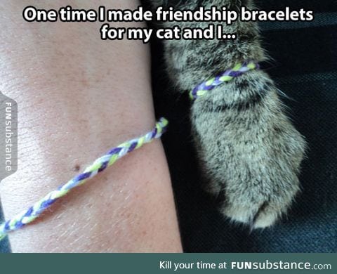 Friendship bracelet win