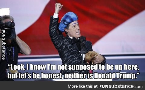 Stephen Colbert crashed the Republican National Convention and insulted Donald Trump