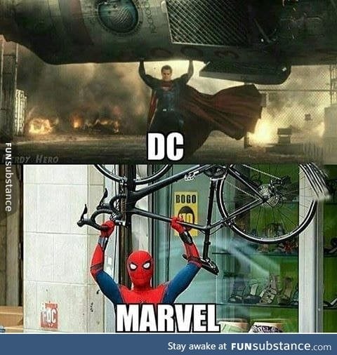 Dc is little dark than marvel