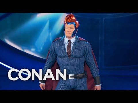 Conan O'Brien gets a custom costume for San Diego Comic Con made by Ironhead Studio