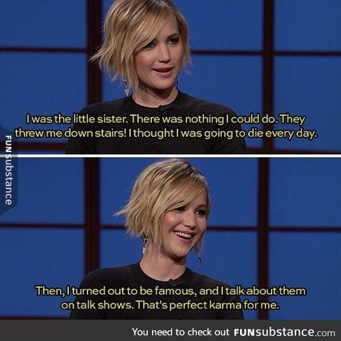 Jennifer Lawrence at it again