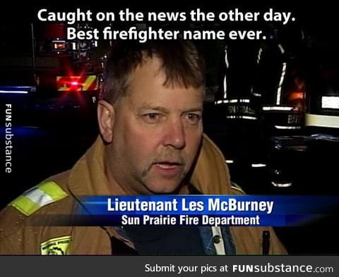 Firefighter name