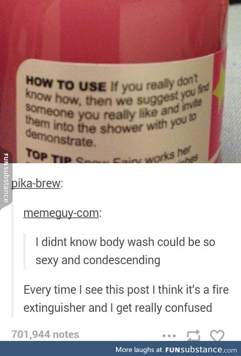 I wouldn't suggest doing that with a fire extinguisher...